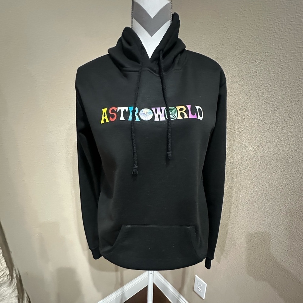 Travis Scott Astroworld black zipper jacket size L